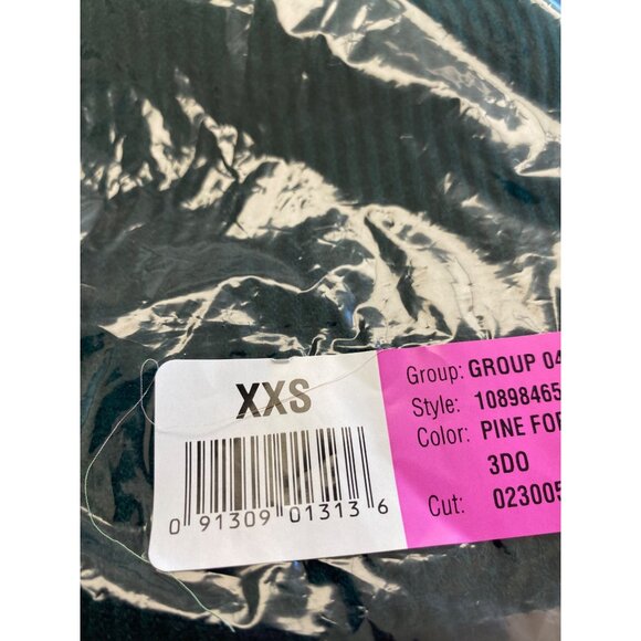 Anne Klein Women Bell Sleeve Mock Neck Pullover Sweater Pine Forest Size XXS NWT - Picture 3 of 3